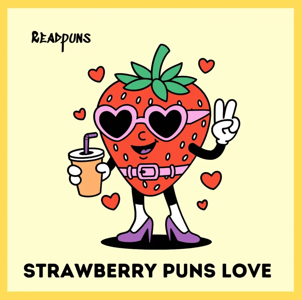 Strawberry Puns Love