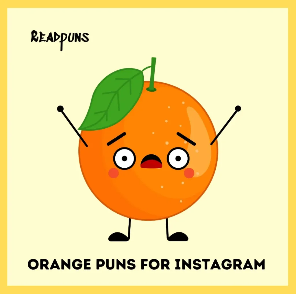 Orange Puns For Instagram