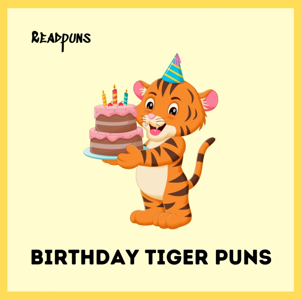 Birthday Tiger Puns