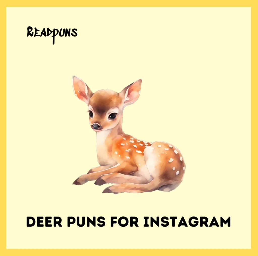 Deer Puns For Instagram
