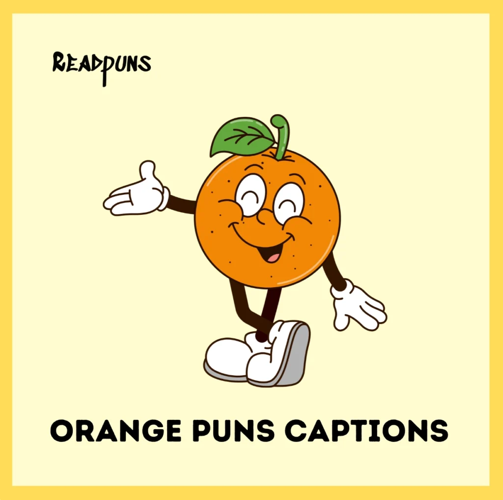 Orange Puns Captions