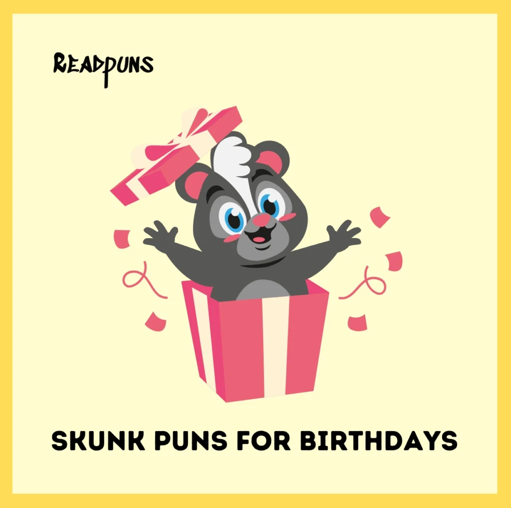 Skunk Puns for Birthdays