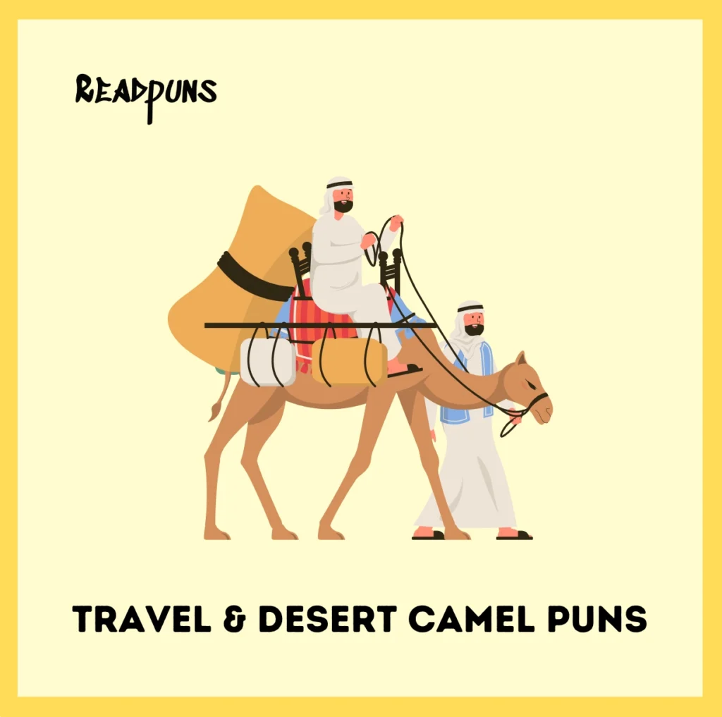 Travel & Desert Camel Puns