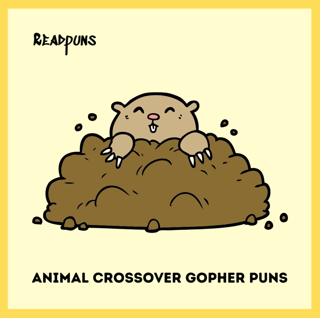 Animal Crossover Gopher Puns