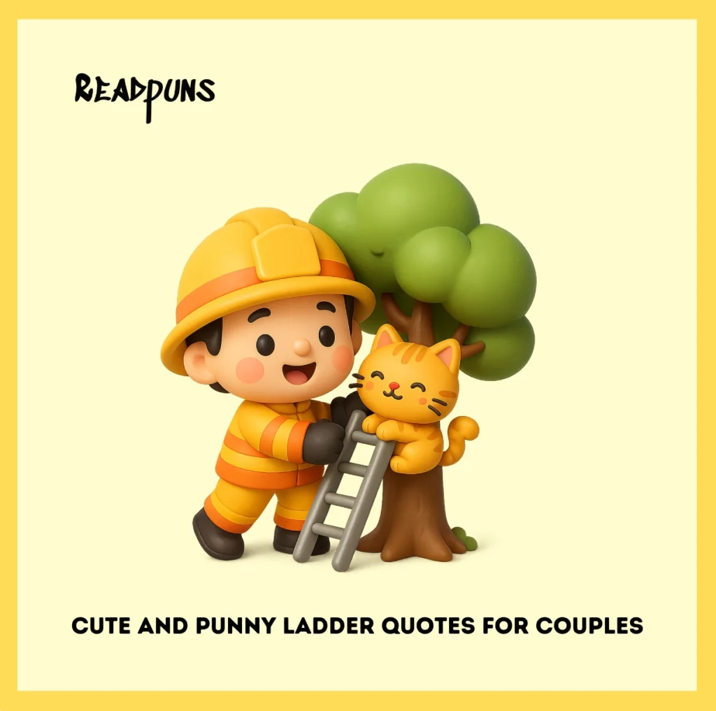 Cute and Punny Ladder Quotes for Couples