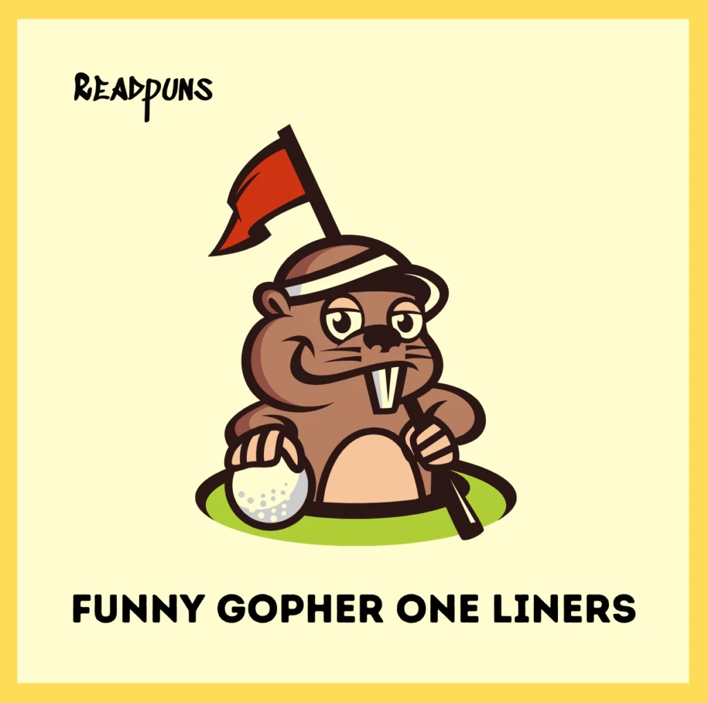 Funny Gopher One Liners