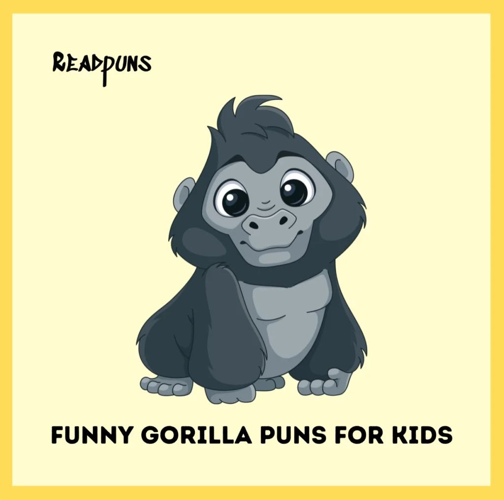 Funny Gorilla Puns for Kids