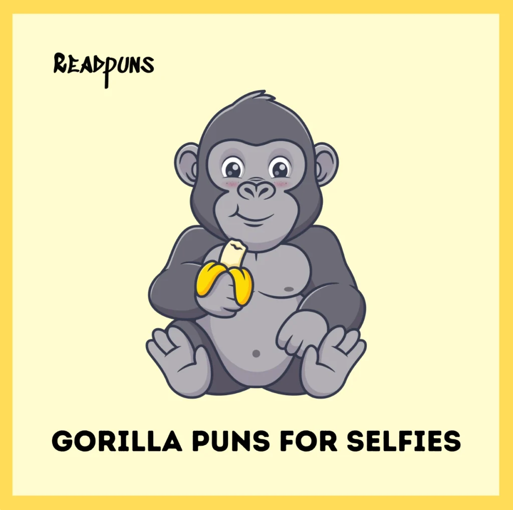 Gorilla Puns for Selfies