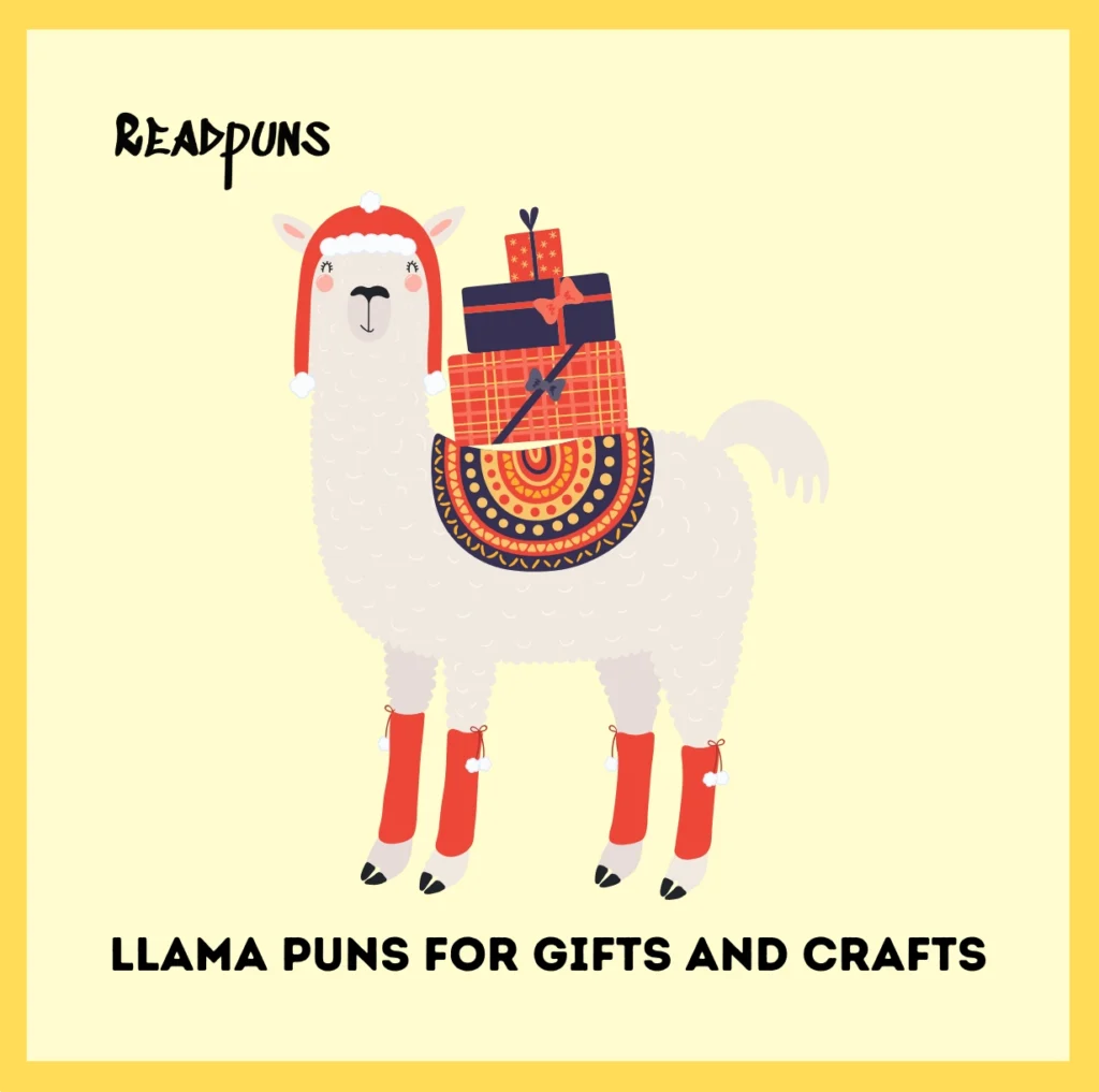 Llama Puns for Gifts and Crafts