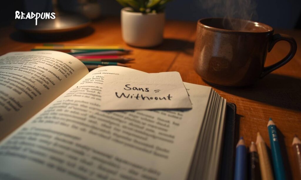 Sans Meaning in English Grammar
