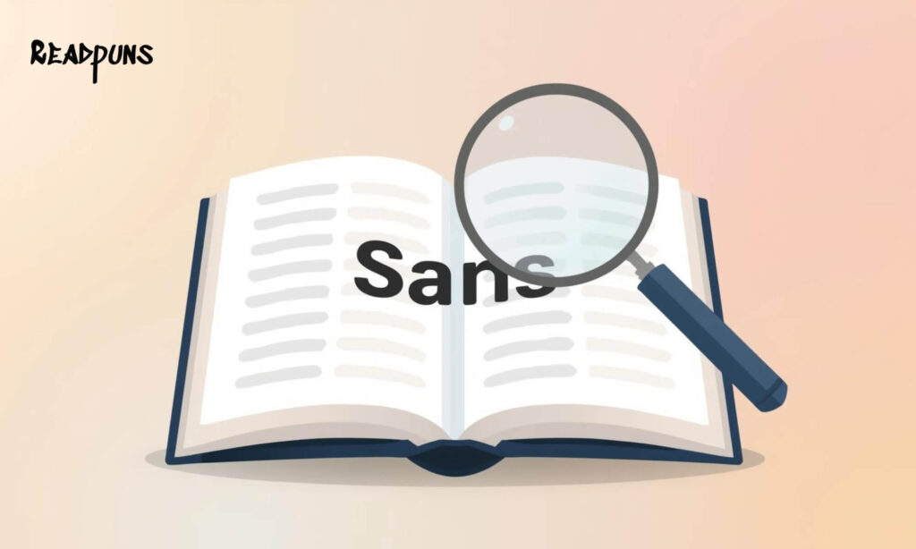 Sans Meaning: The Simple Definition