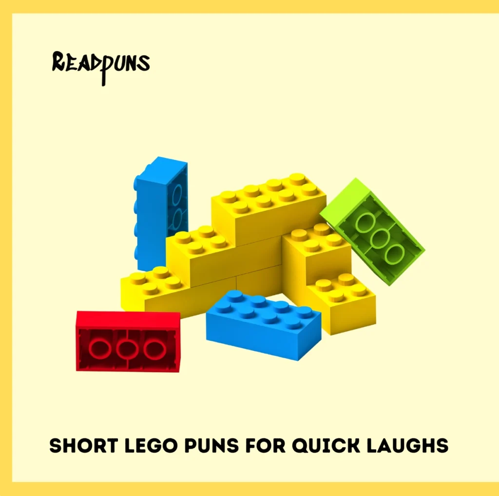 Short Lego Puns for Quick Laughs