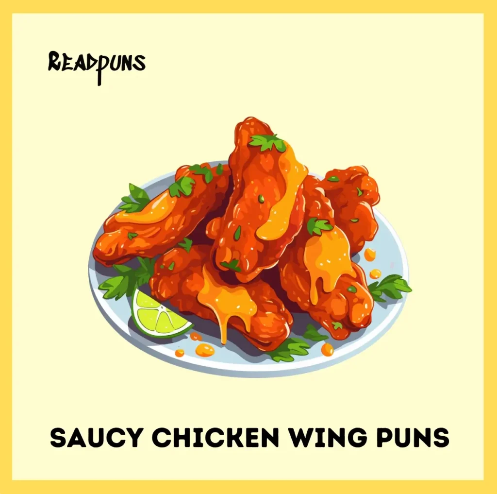 Saucy Chicken Wing Puns
