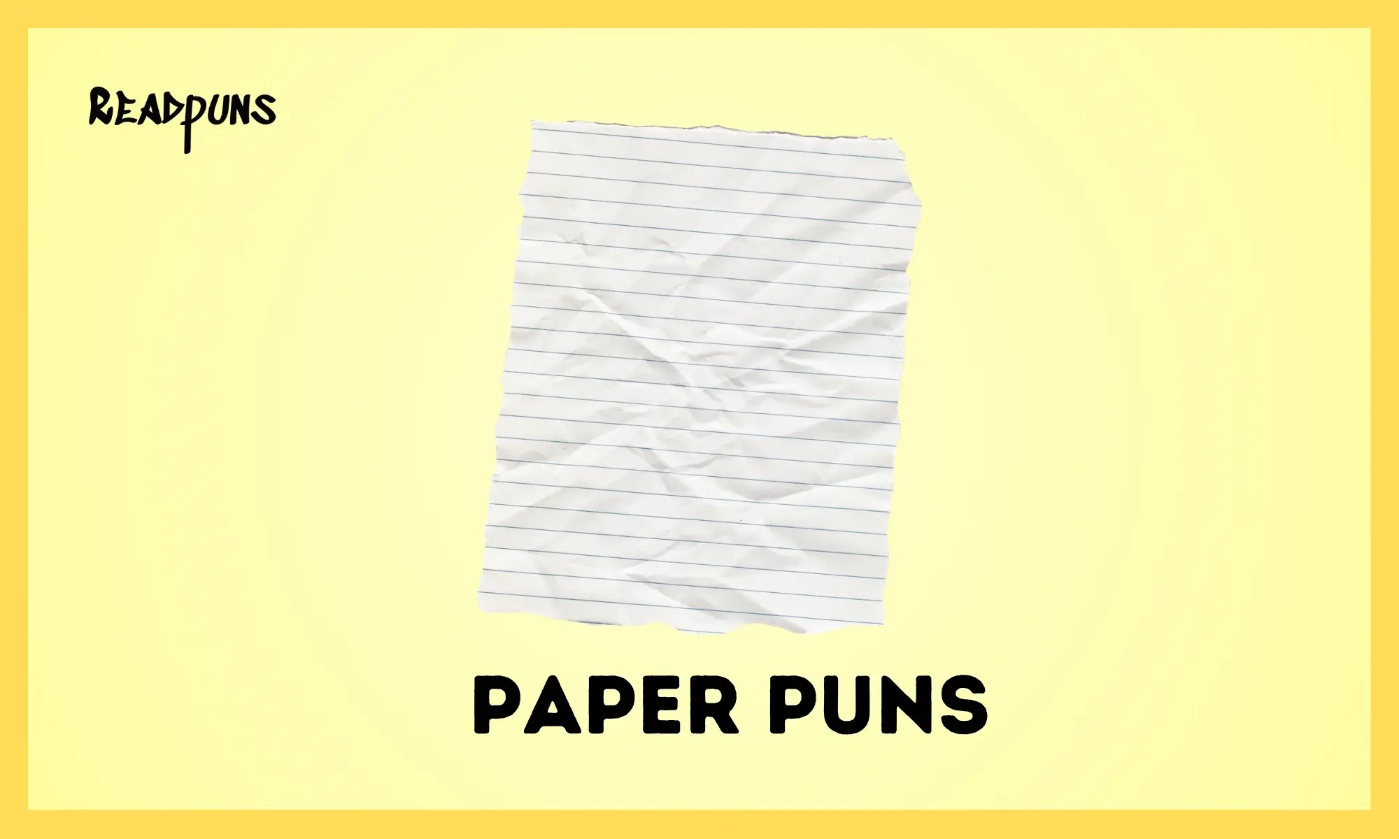 Paper Puns