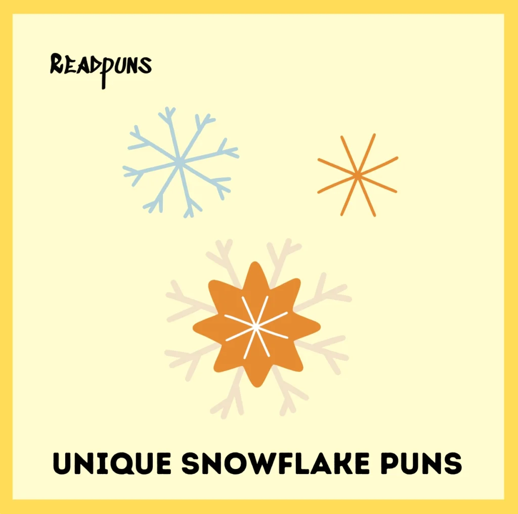Unique Snowflake Puns