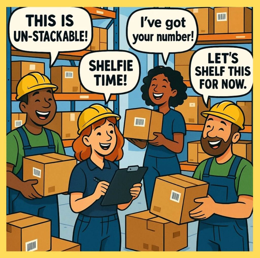 Funny inventory puns for warehouse teams